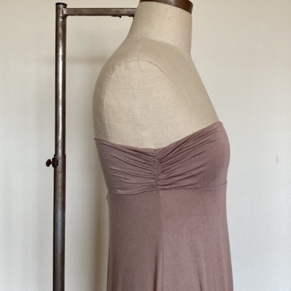 Strapless flowy tube maxi dress. Can be worn as a skirt. Marked L but fits S - Picture 3 of 7
